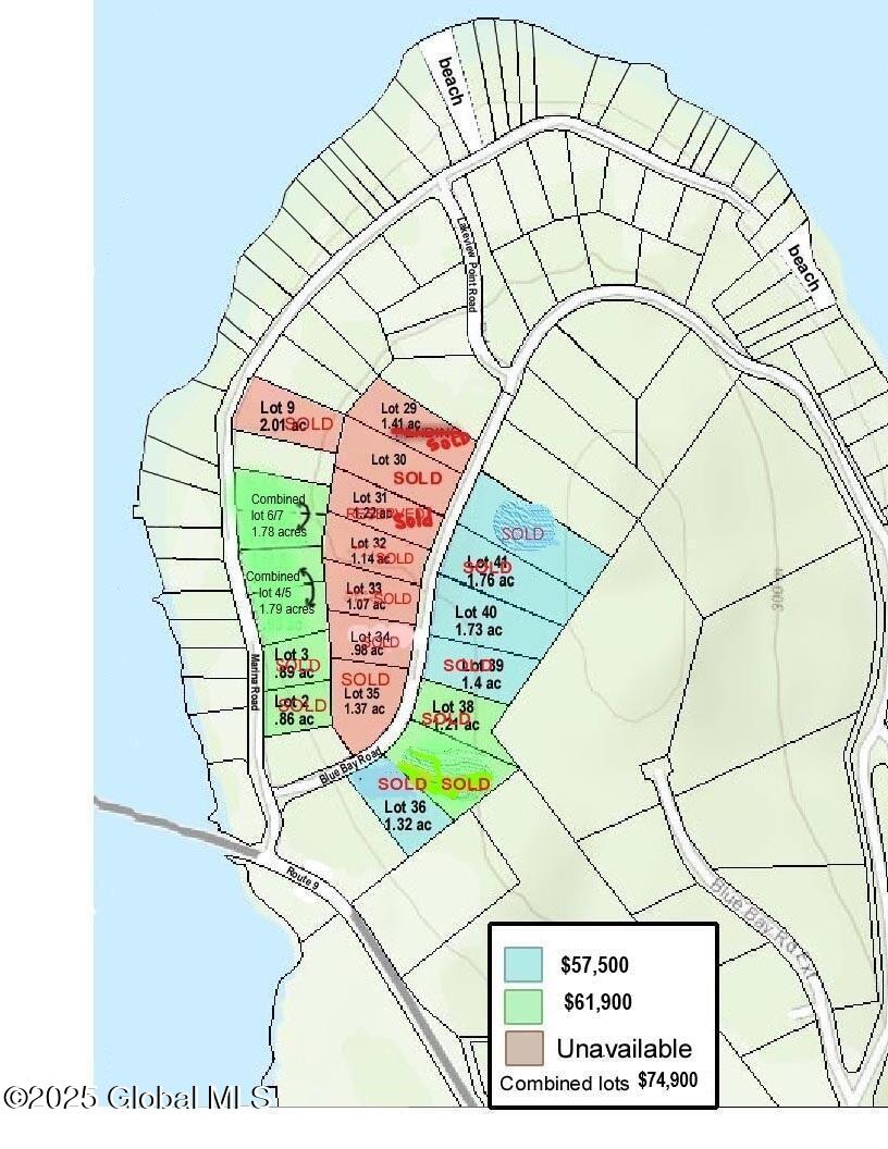 L4-5 Marina Road Chestertown, NY 12817 - Photo 5 of 5 Lakeview Point Sales Map 2025