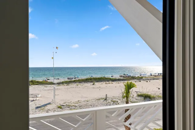 a view of a city from a balcony