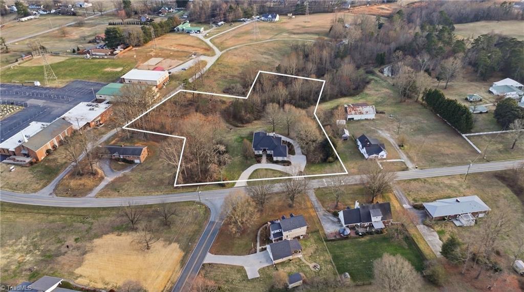 2393 Union Grove Road Lexington, NC 27295 - Photo 32 of 37 Shows all 3 parcels, approx lines and shape.