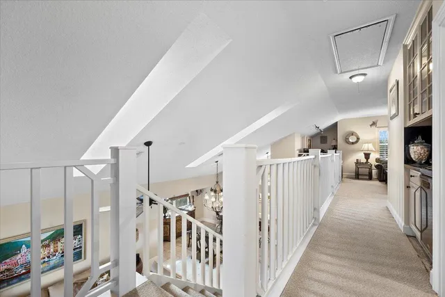 a kitchen with a stove and a microwave