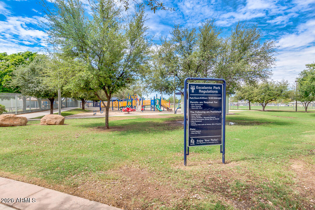2145 East Center Lane, Unit 2 Tempe, AZ 85281 - Photo 15 of 20 a view of a park with large trees