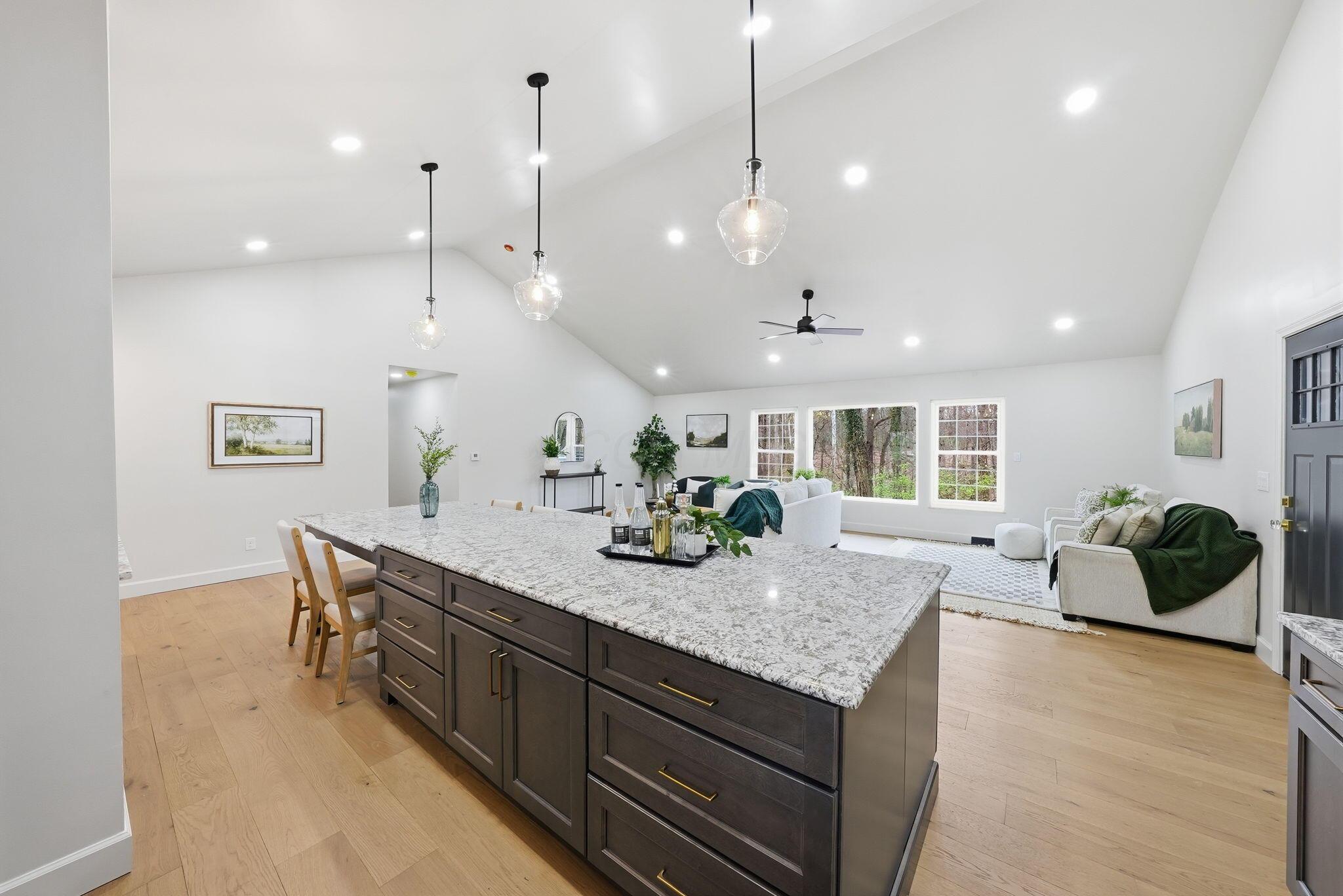 4445 Central College Road Westerville, OH 43081 - Photo 19 of 80 Oversized Island - perfect for homework or a buffet!