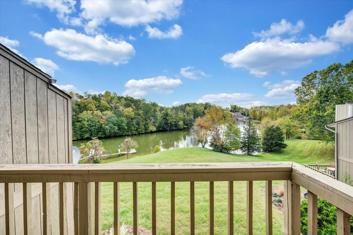 301 Harbor Ridge Drive Goodview, VA 24095 - Photo 19 of 56 a view of a balcony with an outdoor space