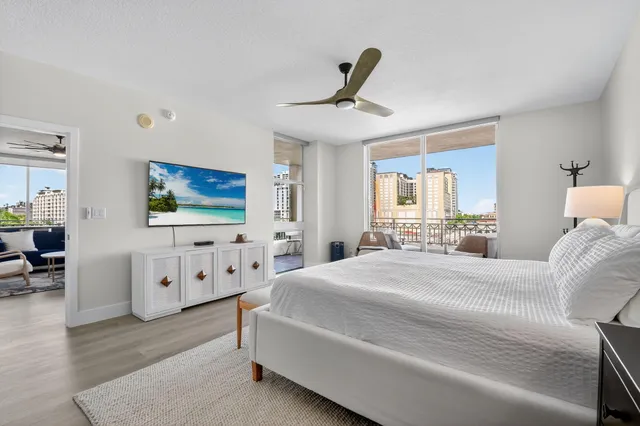 a view of a walk in closet and bedroom