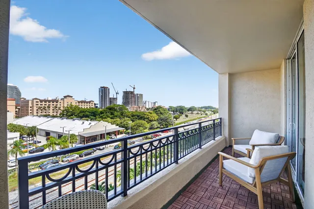 a building view with sitting space and garden view
