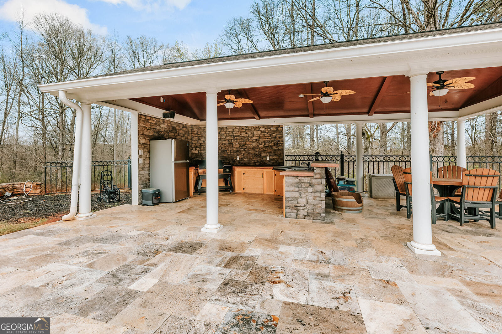 2190 Reese Road Rutledge, GA 30663 - Photo 19 of 60 a view of a building with a tub and porch