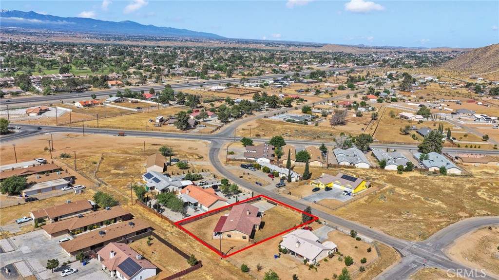 20151 Serrano Road Apple Valley, CA 92307 - Photo 59 of 59 an aerial view of a city with lots of residential buildings