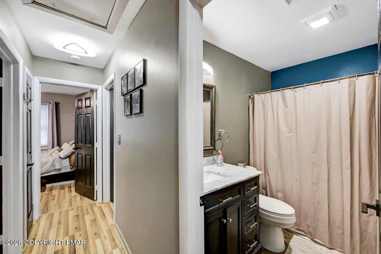 256 Devils Hole Road Cresco, PA 18326 - Photo 37 of 56 a bathroom with a sink and a mirror