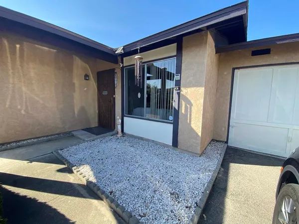 a view of front door