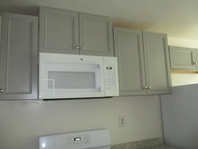 a view of microwave oven