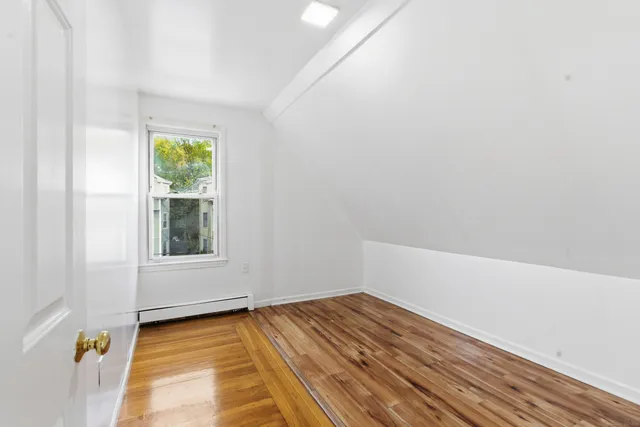 wooden floor in a room