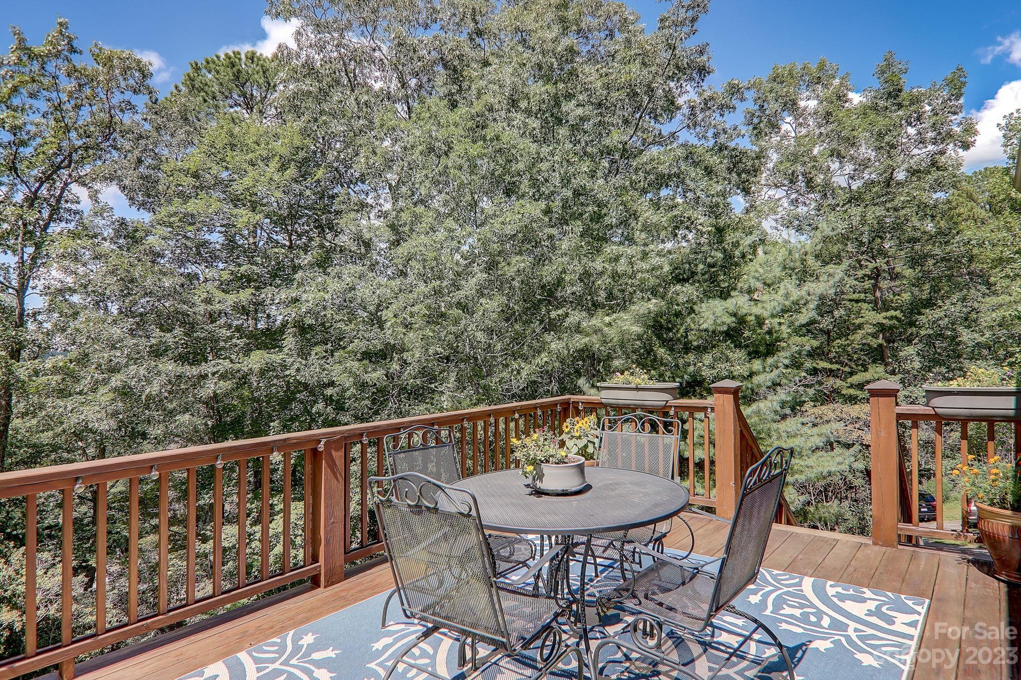 209 Whitaker Road Fairview, NC 28730 - Photo 7 of 44 a view of balcony with furniture