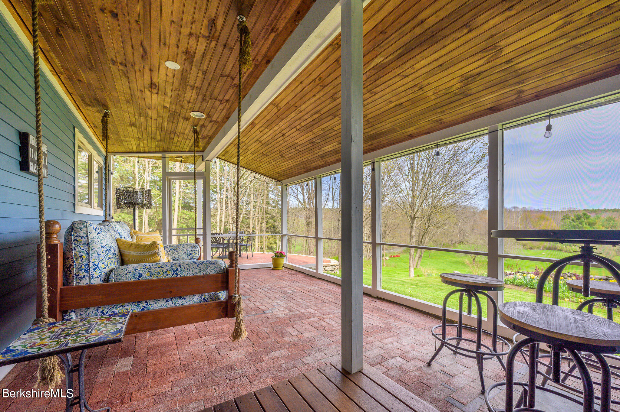 4-8 Boice Road Egremont, MA 01230 - Photo 15 of 50 Screened Porch Overlooking the Views