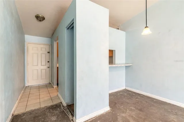 a view of an empty room