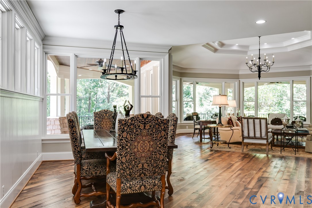 202 Kinloch Road Manakin-Sabot, VA 23103 - Photo 16 of 51 a view of a dining room with furniture window and outside view