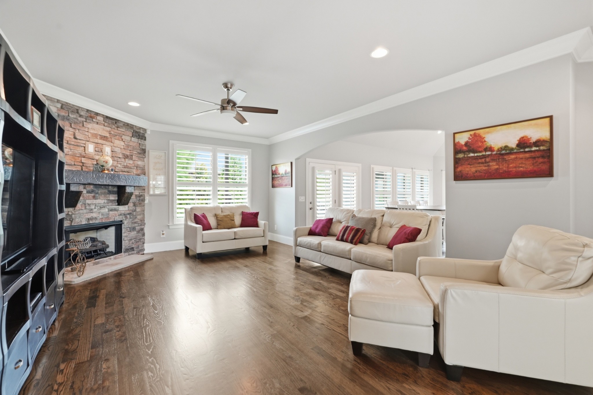 6000 Wallaby Court Spring Hill, TN 37174 - Photo 13 of 57 a living room with furniture and a flat screen tv