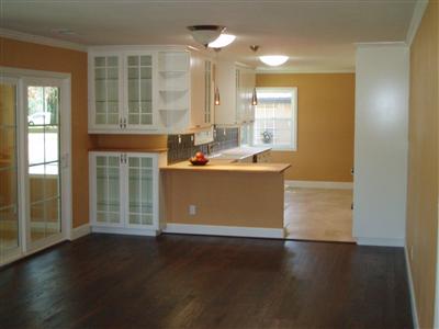 1828 Austin Way Santa Rosa, CA 95404 - Photo 4 of 12 a view of a kitchen with wooden floor and a window