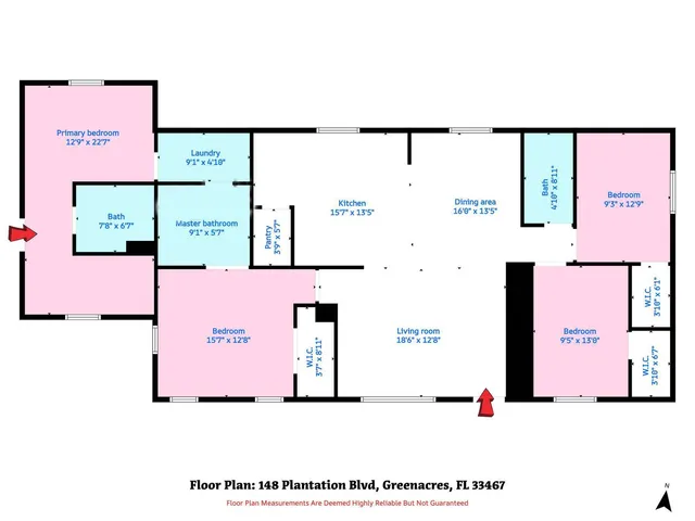 $149,000 | 148 Plantation Boulevard, Lake Worth, FL 33467