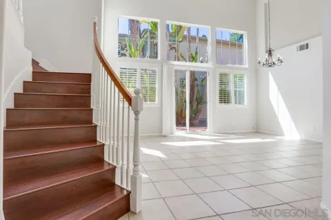 a view of a hallway with window