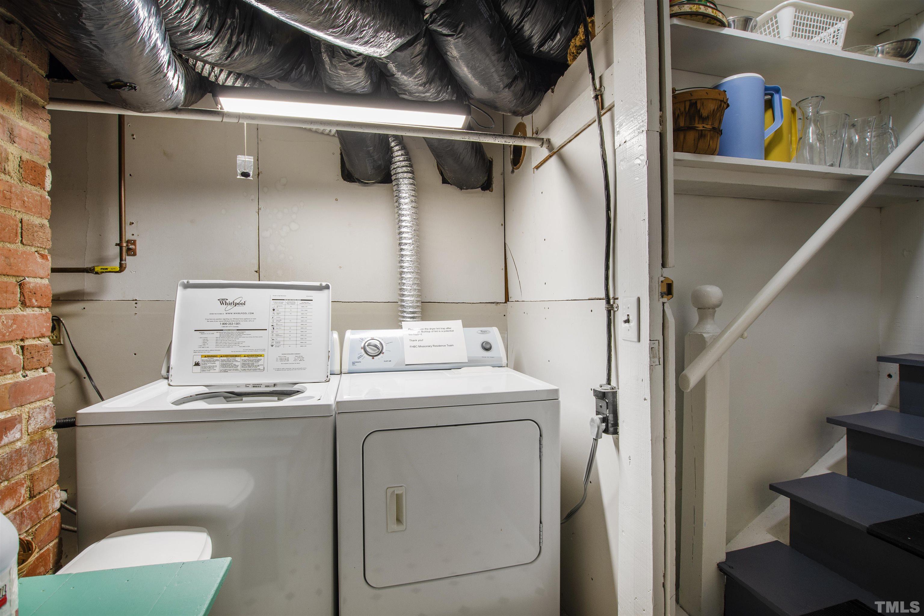 110 Shepherd Street Raleigh, NC 27607 - Photo 40 of 41 a utility room with dryer and washer