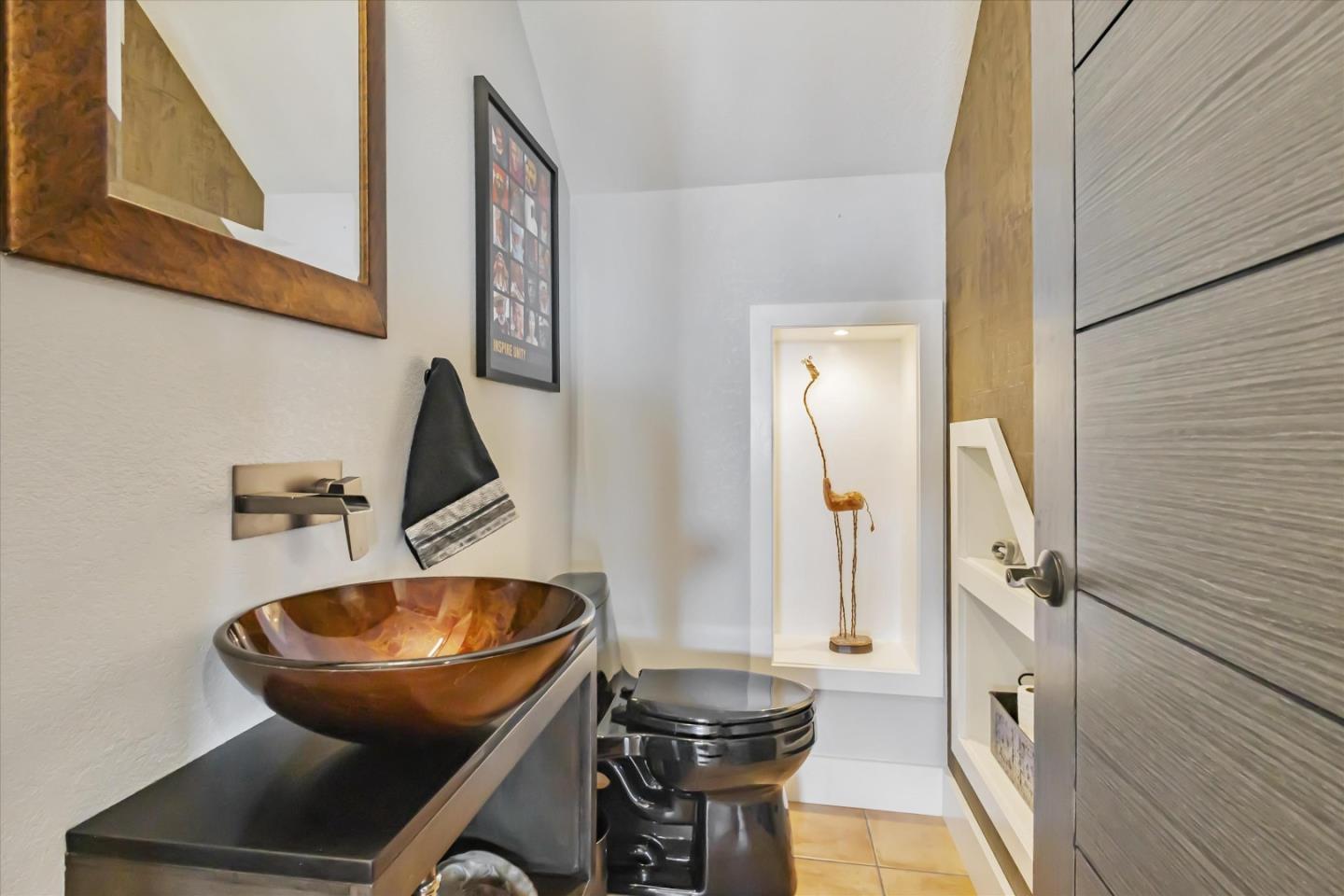 327 Farallon Avenue Pacifica, CA 94044 - Photo 27 of 74 a bathroom with a sink and a mirror