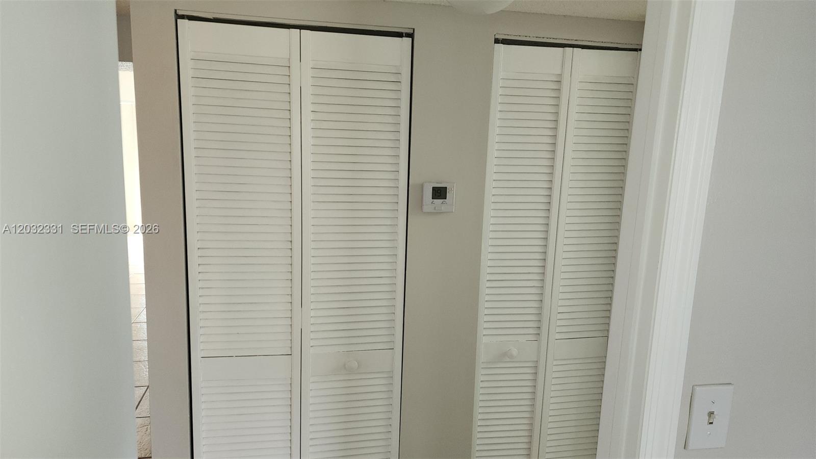 6416 Southwest 131st Path, Unit 1705 Miami, FL 33183 - Photo 13 of 29 Hallway closet to 2nd bedroom