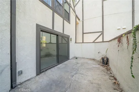 a view of a room with rack on the wall