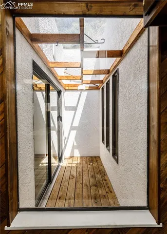 a view of empty room