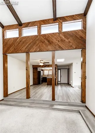 a view of a living room