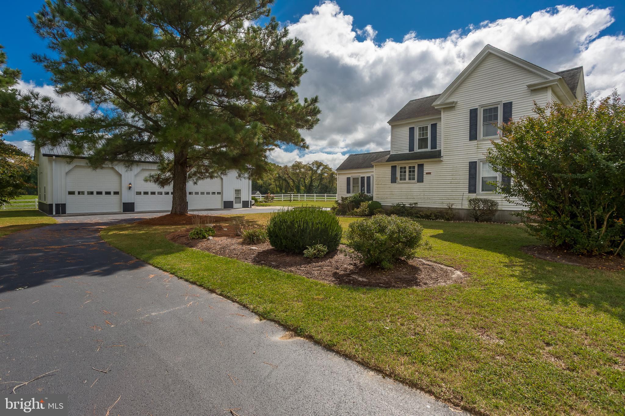 7751 Dividing Creek Road Pocomoke City, MD 21851 - Photo 16 of 51 a view of a house with backyard and trees