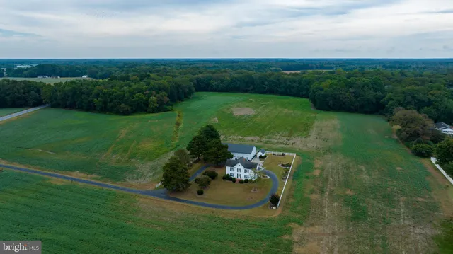 a view of a garden with a building in the background