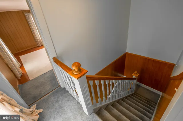a view of a livingroom with a ceiling fan and window