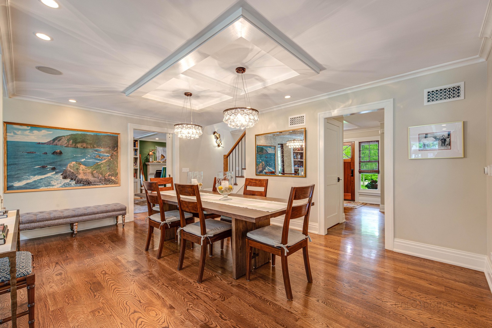 50 Ravine Forest Drive Lake Bluff, IL 60044 - Photo 11 of 44 a view of a dining room with furniture window and wooden floor