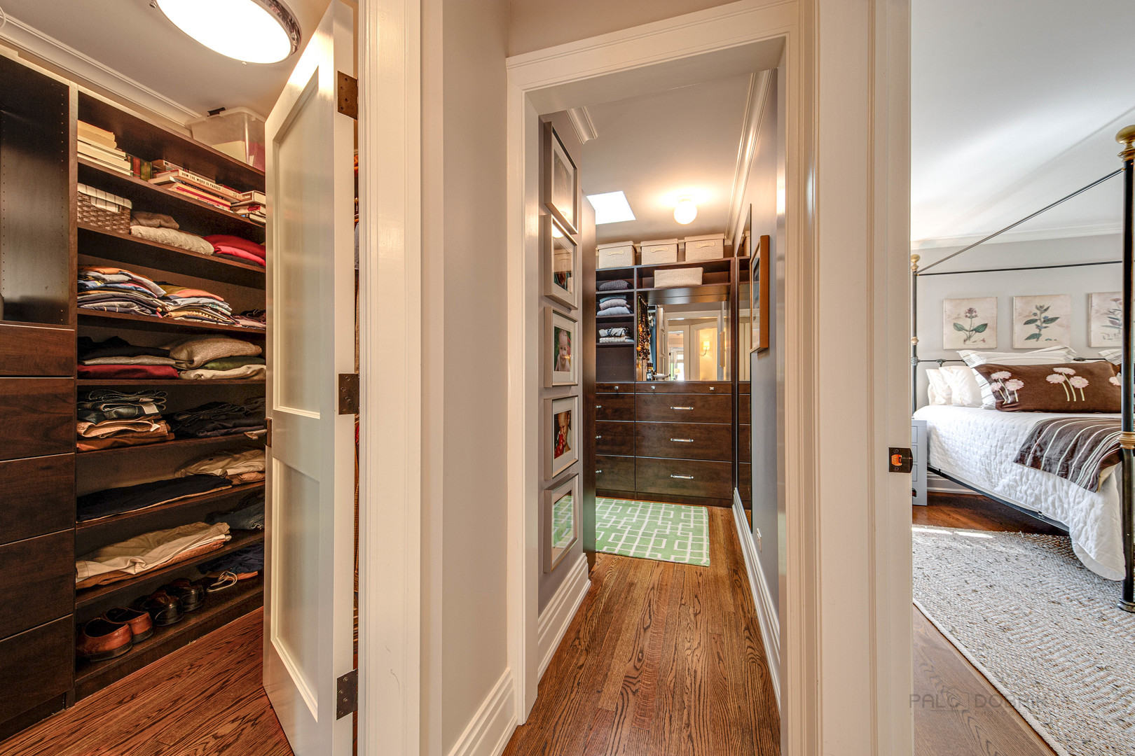 50 Ravine Forest Drive Lake Bluff, IL 60044 - Photo 29 of 44 a view of a hallway with wooden floor and windows