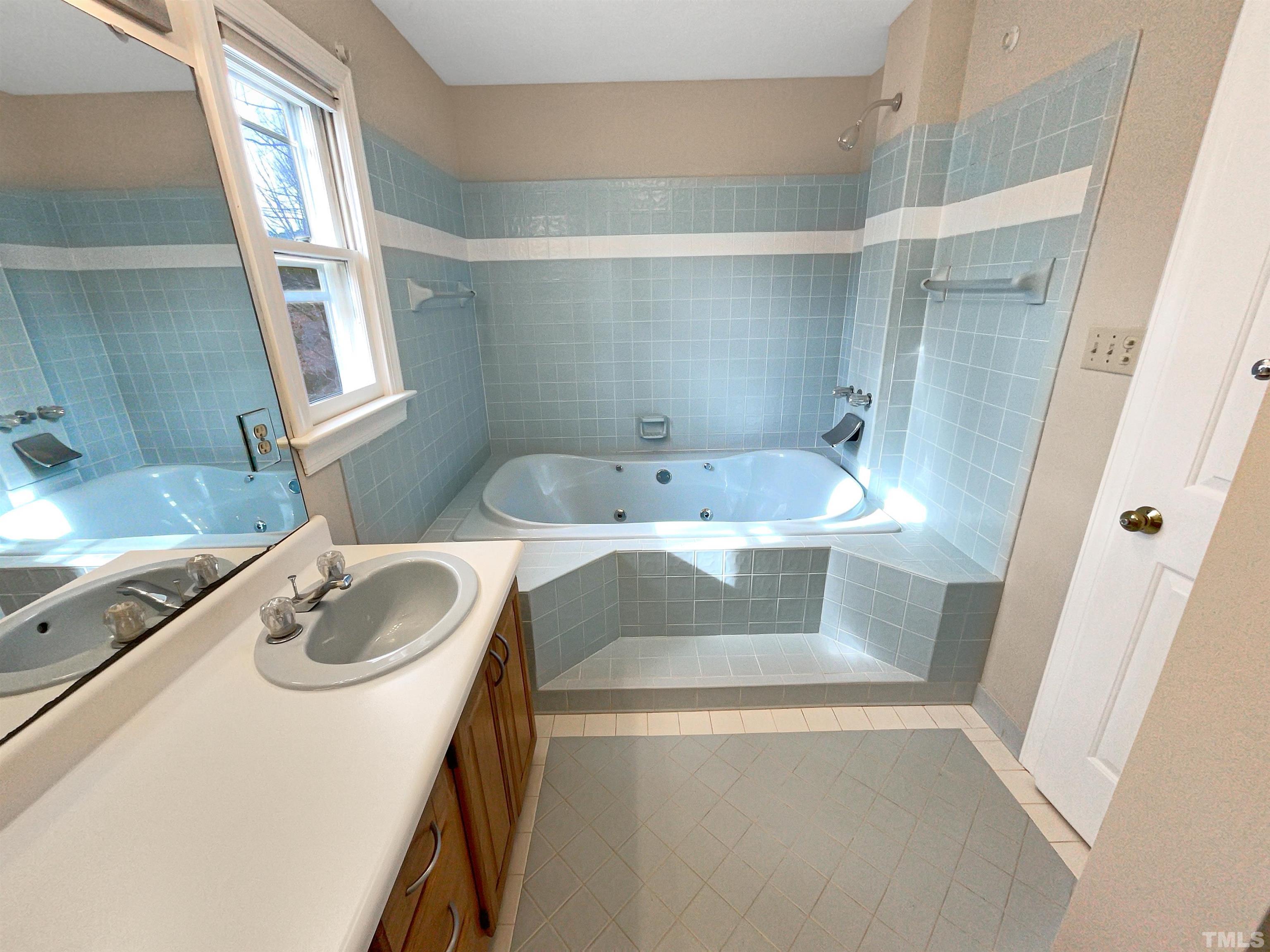 6900 Three Bridges Circle Raleigh, NC 27613 - Photo 18 of 20 a bathroom with a sink and a mirror