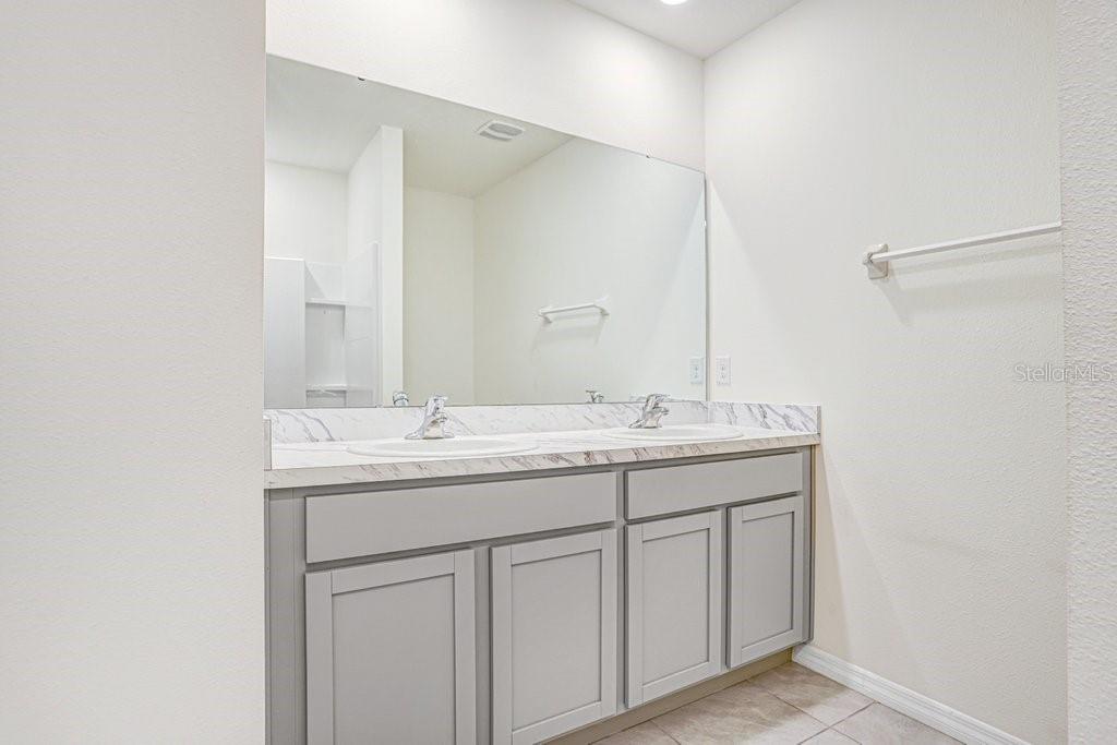 31210 Penny Surf Loop Wesley Chapel, FL 33545 - Photo 15 of 39 a bathroom with a granite countertop sink and a mirror