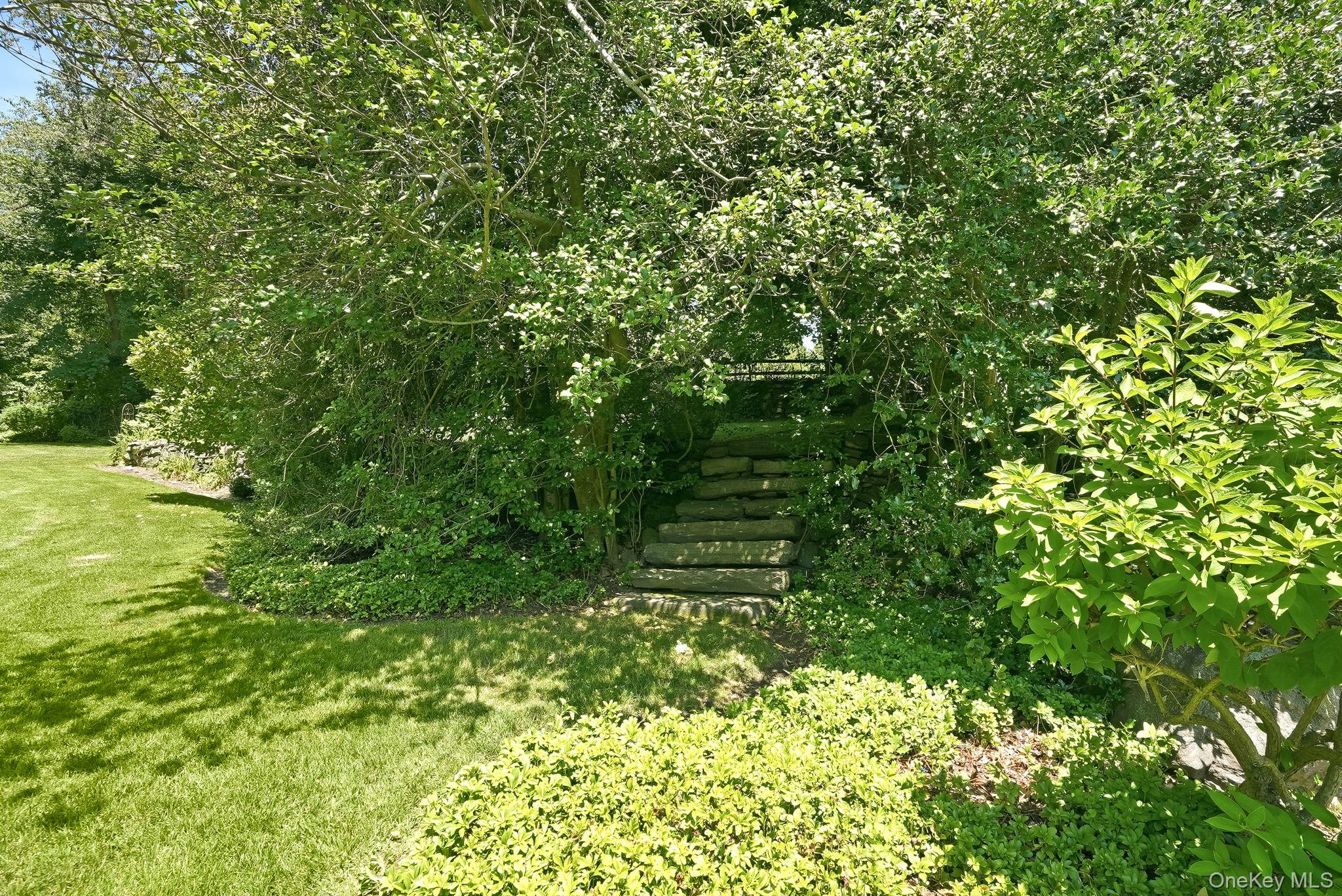 1 Sheridan Road Scarsdale, NY 10583 - Photo 37 of 40 Stone secret garden stairs