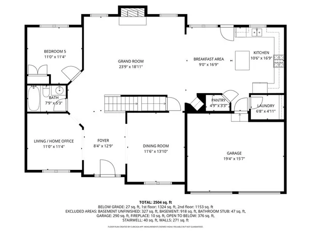 a picture of a floor plan