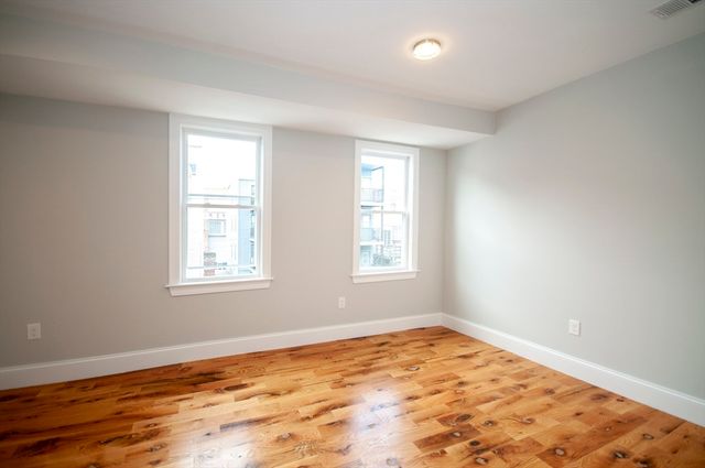 an empty room with window