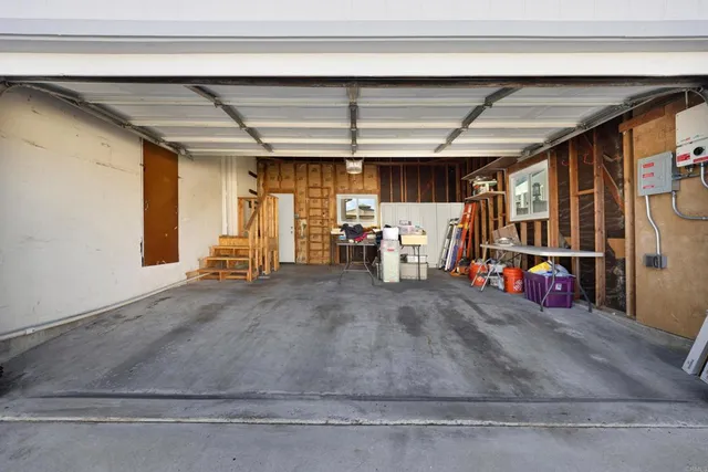 a view of storage and utility room