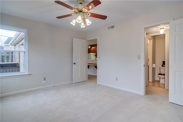 4001 Anderson Road, Unit P98 Nashville, TN 37217 - Photo 12 of 20 16x11 Master Bedroom # 1 - DOWNSTAIRS! Has lots of natural light, walk in closet and overlooks patio / deck area.