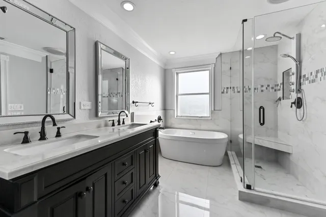 a view of a hallway with wooden floor and stairs
