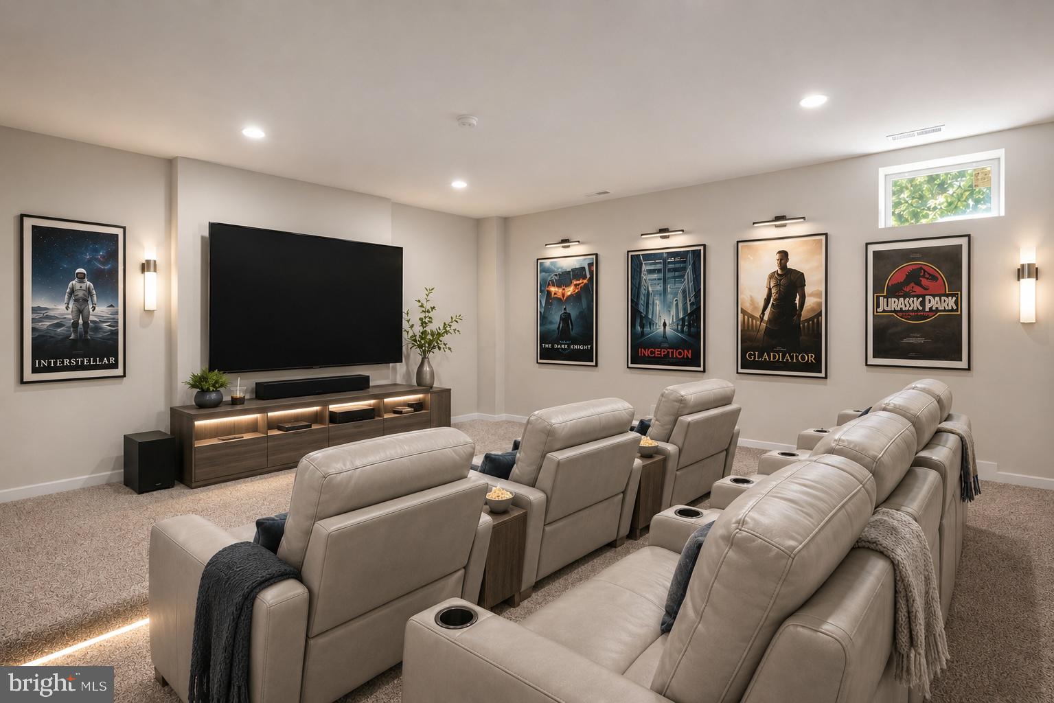 116 Rabbit Hill Road Princeton Junction, NJ 08550 - Photo 69 of 83 Sound Proof Media Room - Virtually Staged