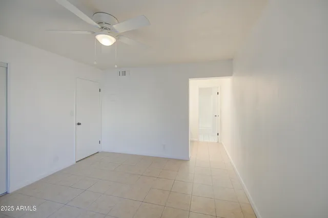 a view of an empty room