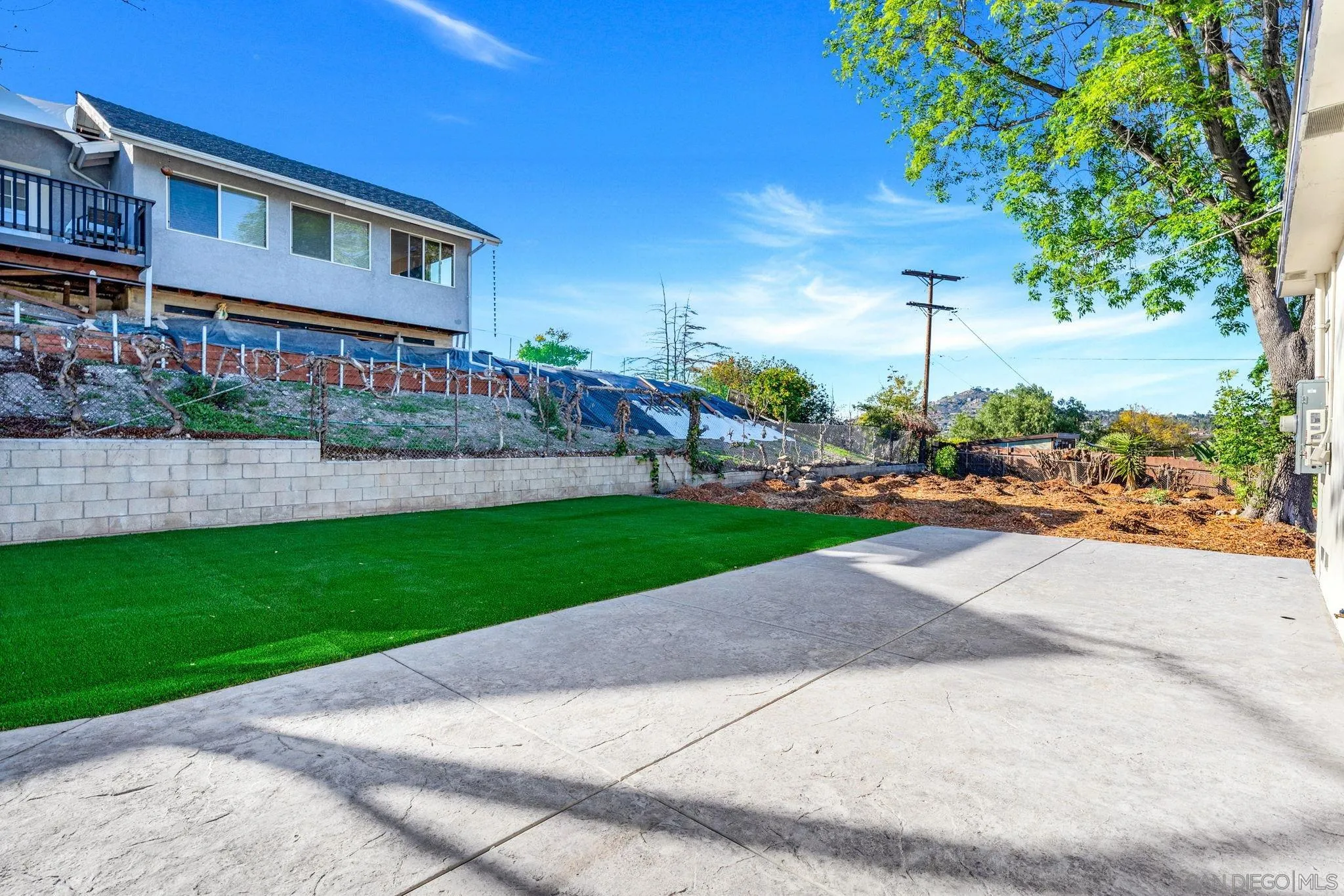 10104 Cristobal Drive Spring Valley, CA 91977 - Photo 41 of 56 a city street lined with tall buildings and a big yard