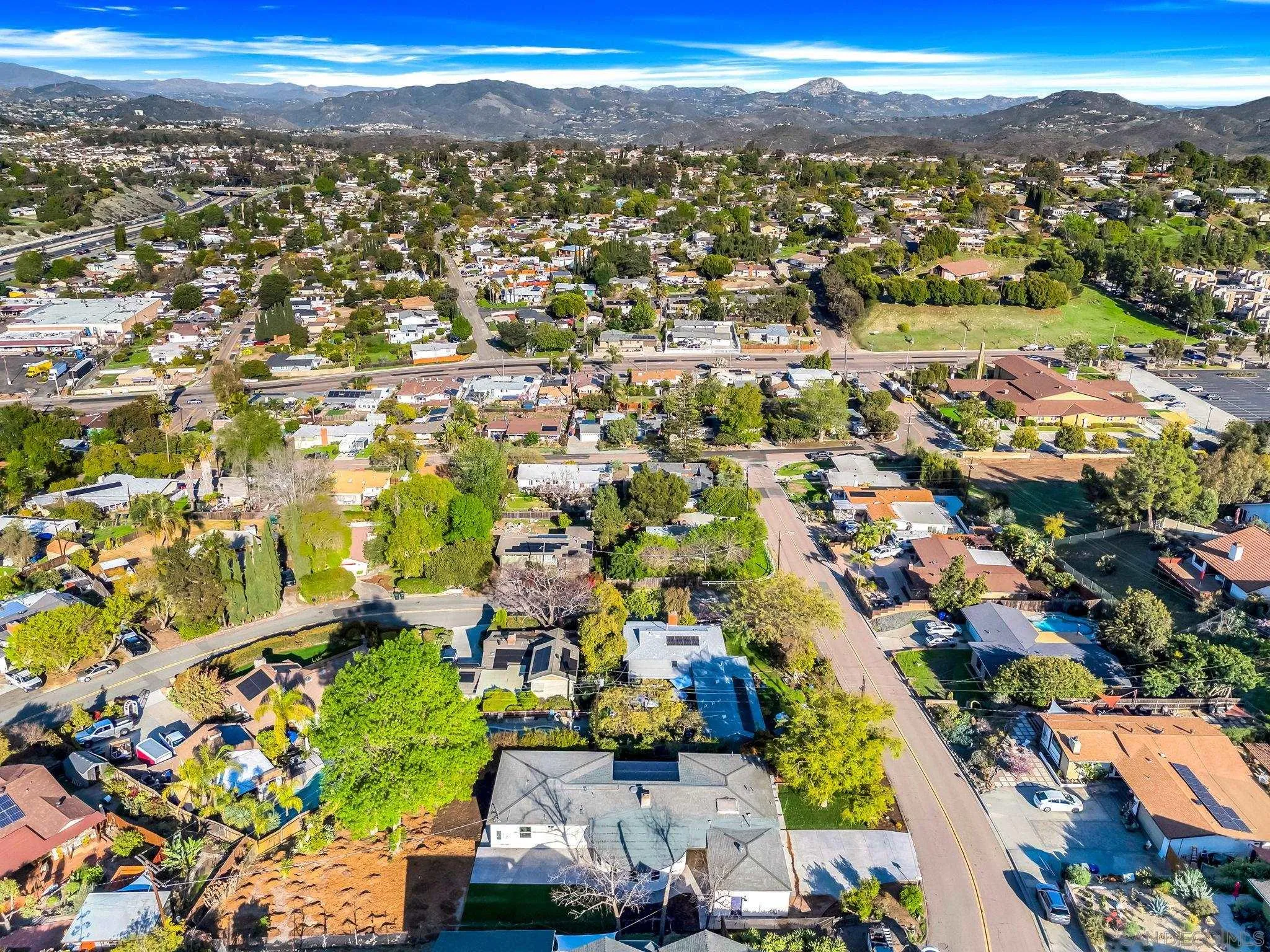 10104 Cristobal Drive Spring Valley, CA 91977 - Photo 53 of 56 an aerial view of residential houses with outdoor space