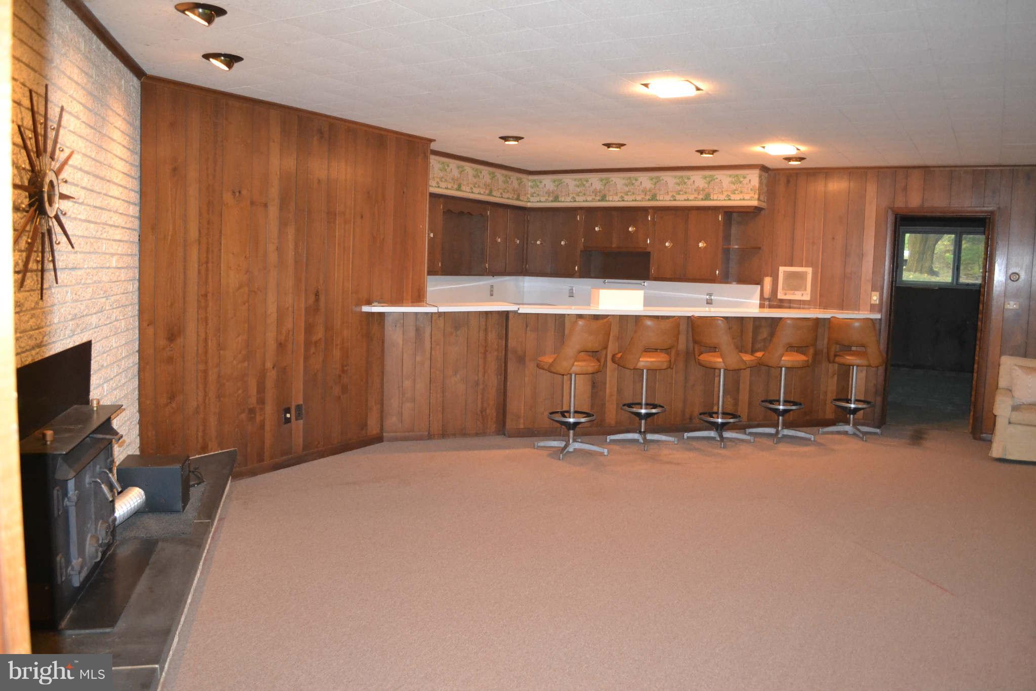 1904 Merrifields Drive Silver Spring, MD 20906 - Photo 7 of 16 Fireplace and wet bar in recreation room