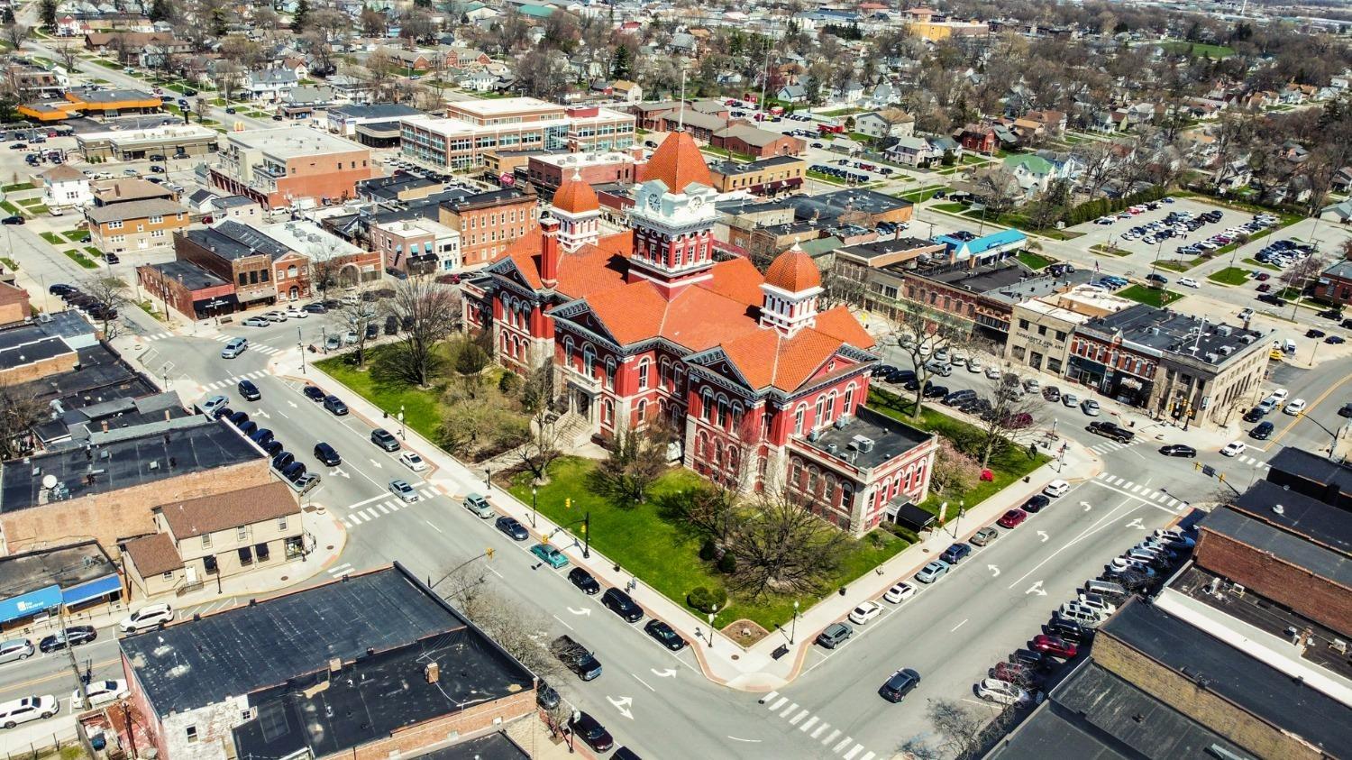 10354 Bryan Place Crown Point, IN 46307 - Photo 27 of 35 an aerial view of a city