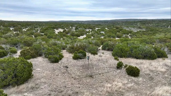 a view of a yard with an ocean