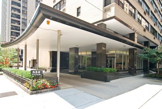 a view of a building entrance